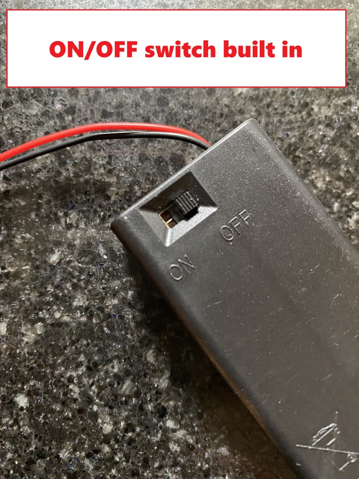 Flashing Dummy Red LED Security Light Alarm Car Bell Box AA Battery with holder