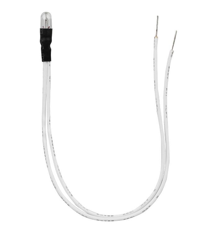 12V 4mm Incandescent Wired Rice Grain Lamp Bulb for Hifi Stereo VU meter pilot