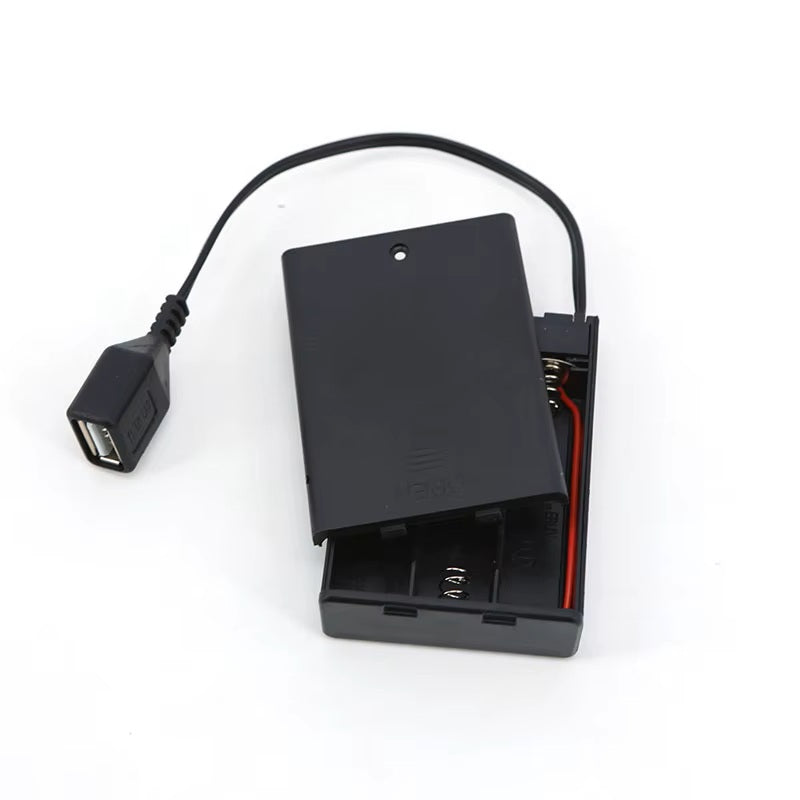 USB Battery Box 3 X AAA 4.5V with on off switch easy to use
