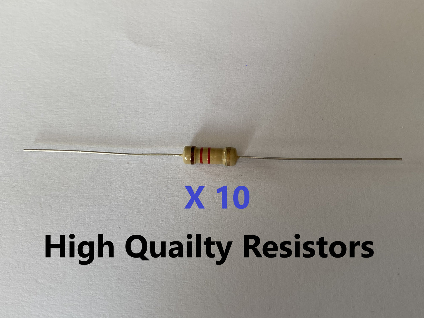 1/2W Resistors lots of values for LEDS etc 10 Pack UK Stock and Free postage