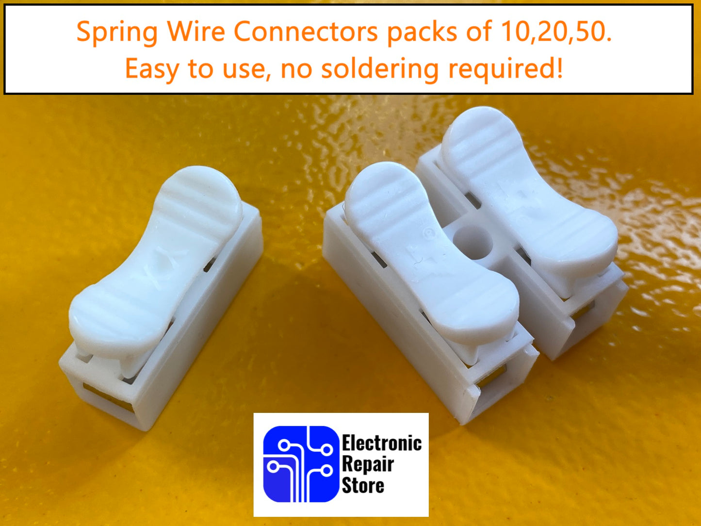 10 to 50pcs Spring Wire Connector Electrical Terminal Blocks Connector for 1 or 2 wires