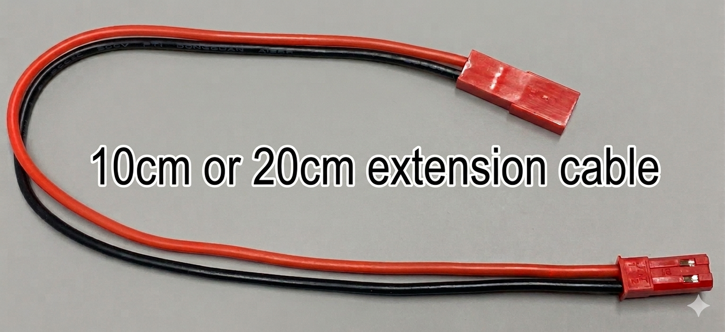 No solder easy wire battery led kit 2 to 6 leds options cosplay railways models