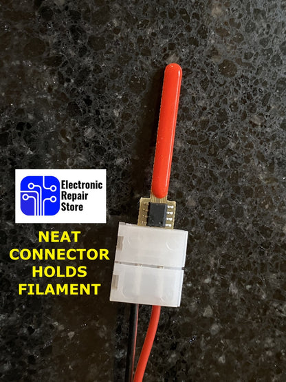 Super Flowing LED Meteor Shower Lamp with COB Filament and Battery Holder CR2032