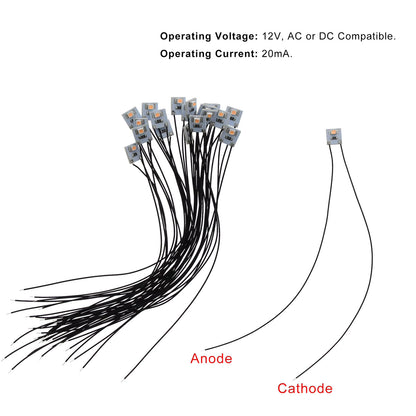 12v 5pcs 3528 Lighting for Railway Models Lots of colours OO HO N gauge UK stock