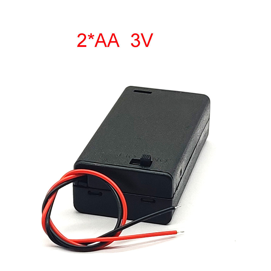Battery case holder for AA and AAA batteries 3V for leds projects models trains