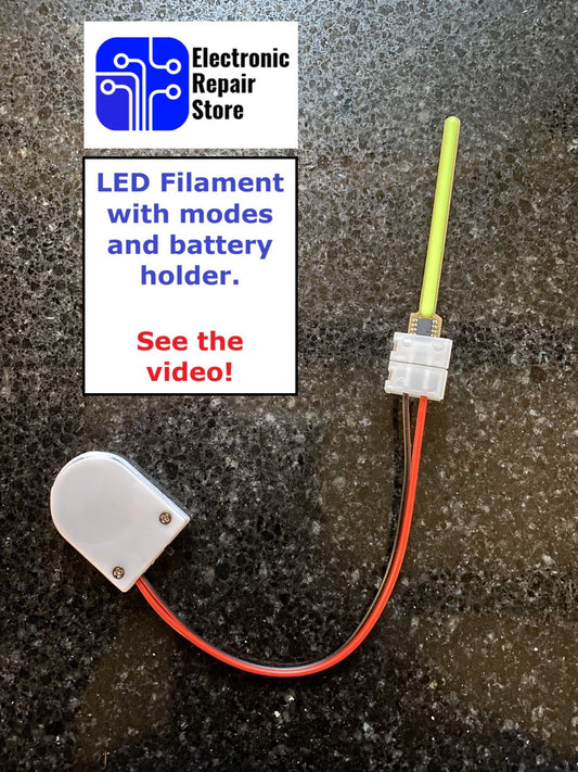 Super Flowing LED Meteor Shower Lamp with COB Filament and Battery Holder CR2032