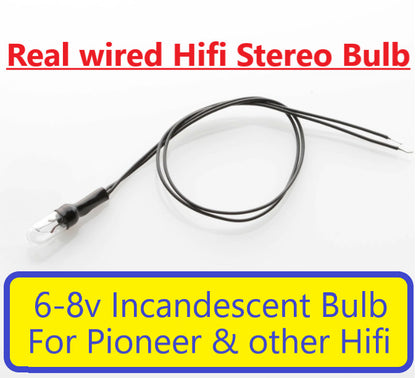 8V 60mA Incandescent Lead Wire Lamp Bulb Fit Pioneer Marantz Dial Pointer Scale