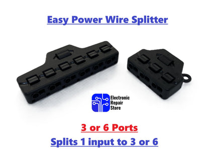 6  or 3 Port Wire Splitter Quick Connect Distribution Box Point