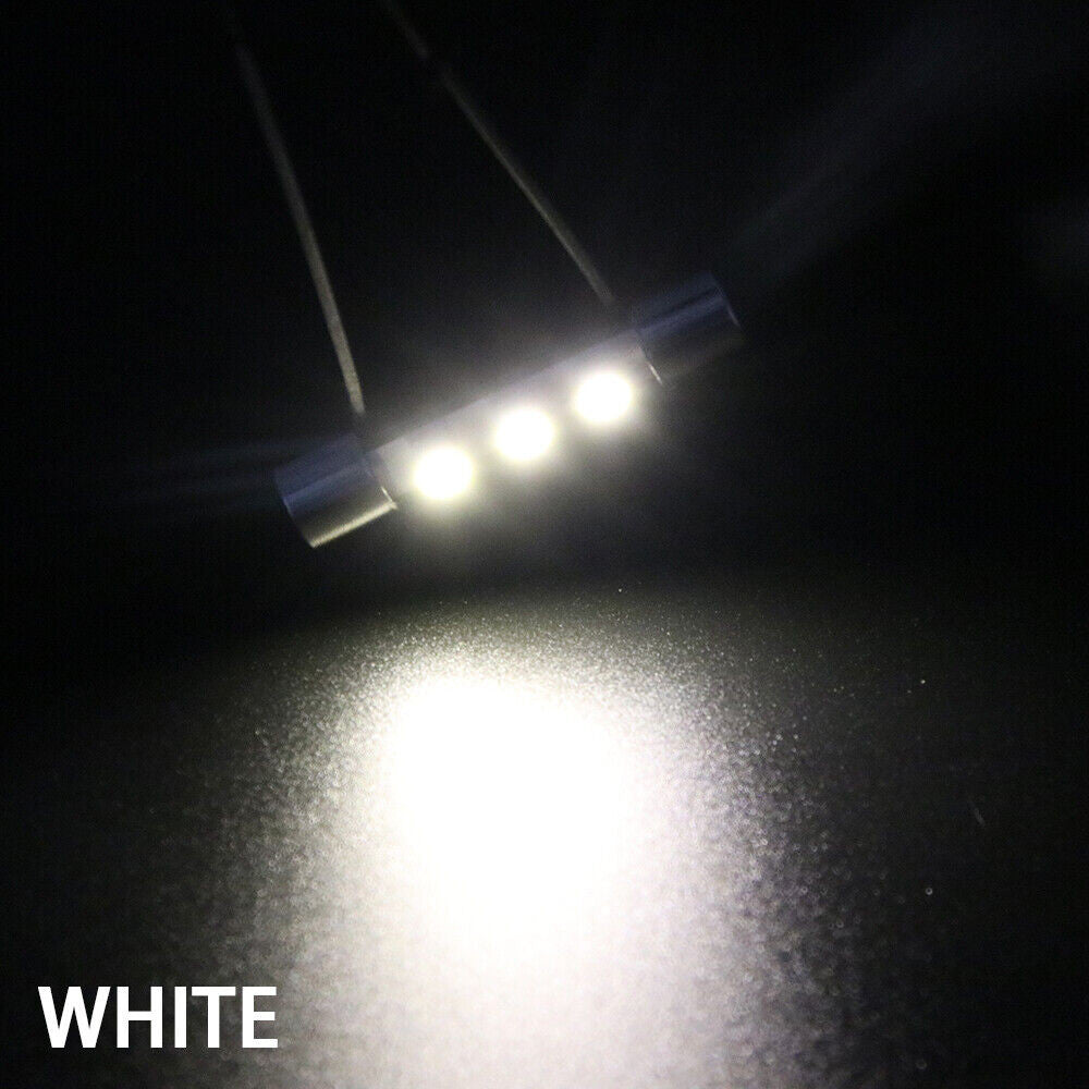 Diffused Opaque 6V 8V 12v Festoon LED Fuse Lamp Bulb Warm Cool White Blue Red Green Hifi