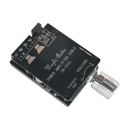 Mini HQ Bluetooth 5.0 Wireless Audio Digital Power amplifier Stereo board 50Wx2