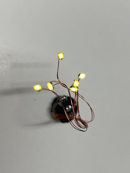 Magentic no power wires LEDs for DIY models trains cosplay magnet controlled