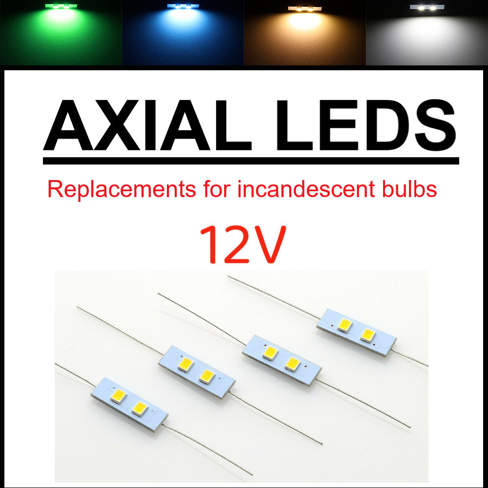 12v Axial VU Meter Lamp Bulb Light LED replacement for HiFi stereo repair