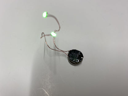 Magentic no power wires LEDs for DIY models trains cosplay magnet controlled