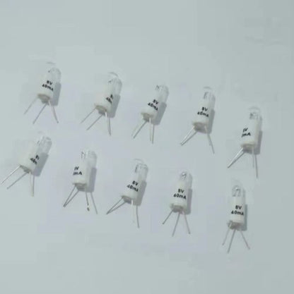 8V 40ma Bi Pin Dual Pin Incandescent Bulb Hifi Marantz Sansui Kenwood Sony