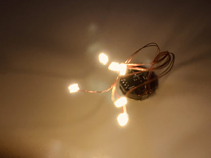 Magentic no power wires LEDs for DIY models trains cosplay magnet controlled