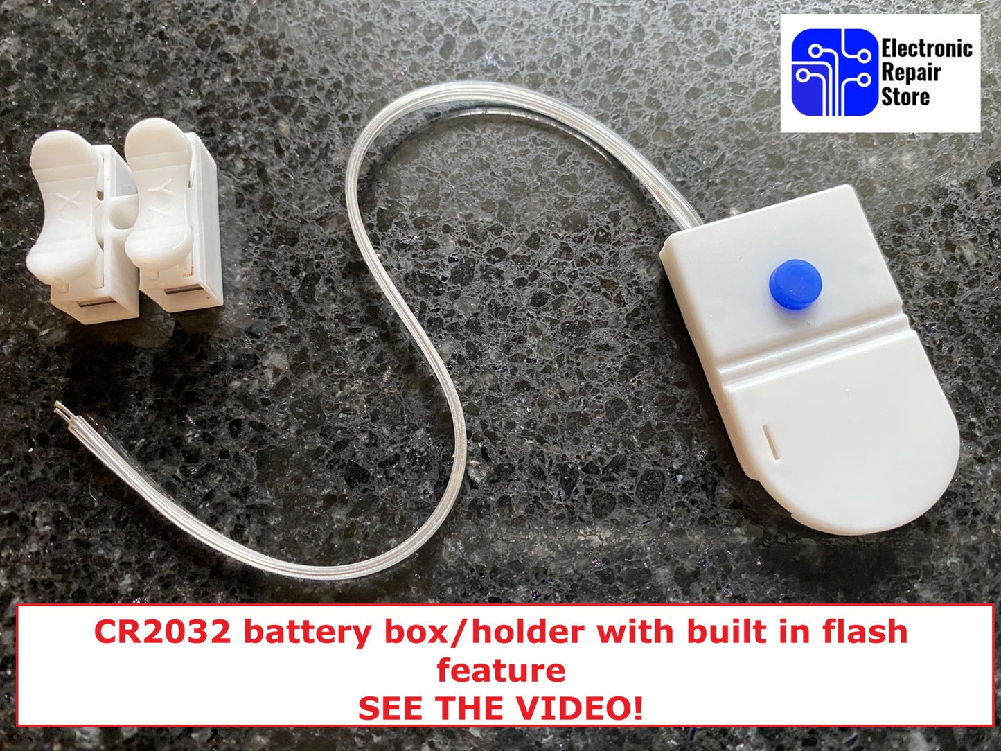 3V CR2032 LED Flasher Module Battery Holder Box Flash/Strobe/Constant Modes