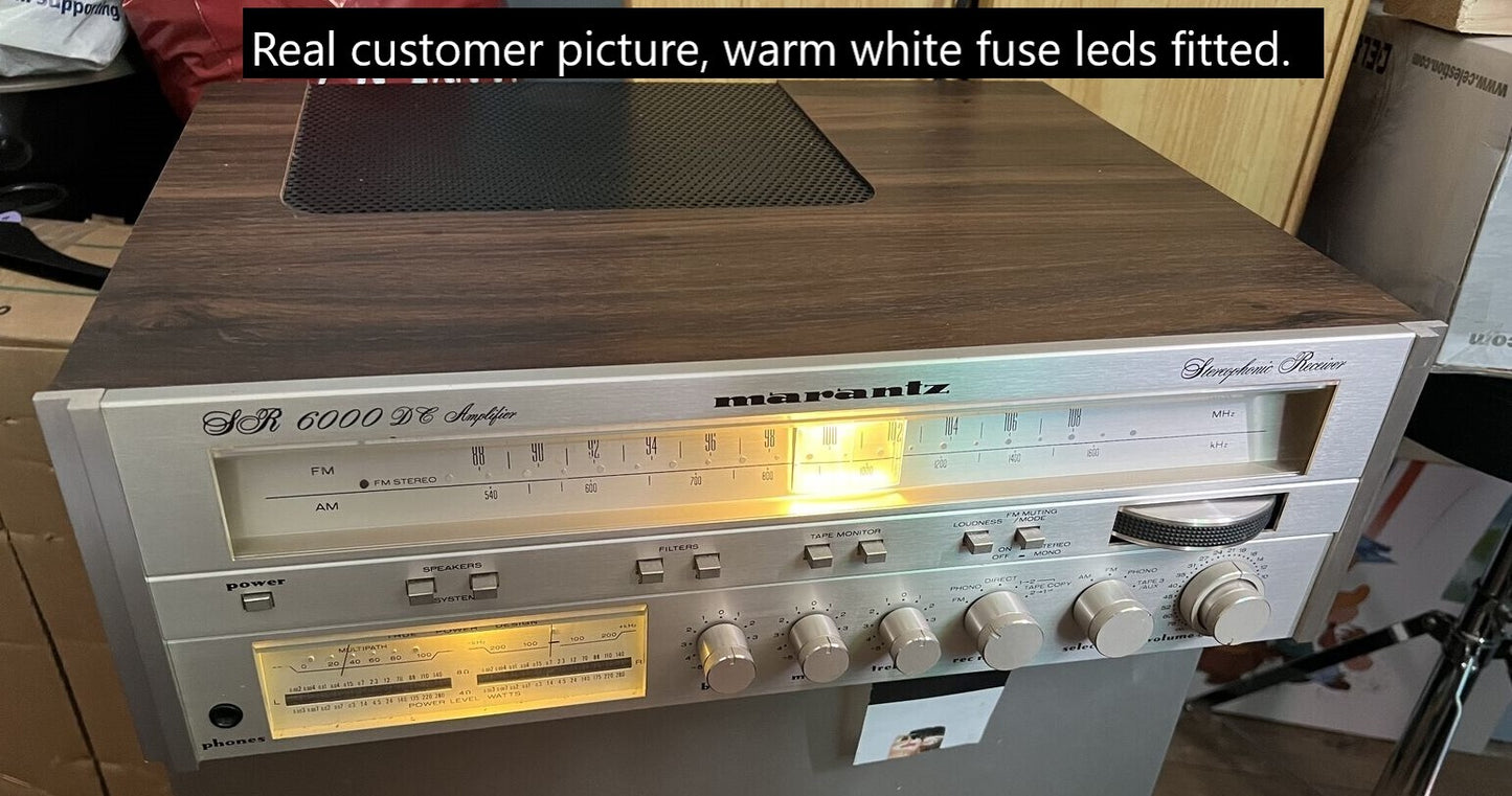 AC DC 6V 8V 12v Festoon LED Fuse Lamp Bulb Warm Cool White Blue Red Green Hifi