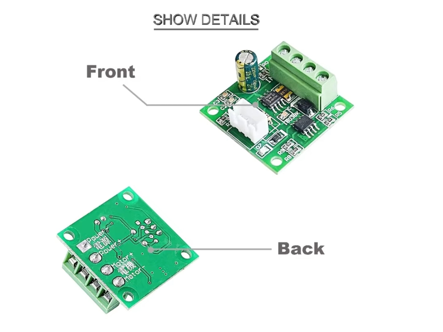 PWM LED Dimmer Module 3V-12V DC Brightness Speed Controller Model Railway LEDs