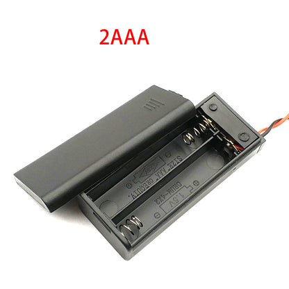 Battery case holder for AA and AAA batteries 3V for leds projects models trains