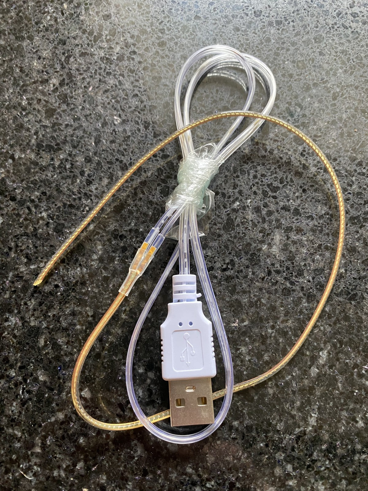 USB Flexible LED Filament Light 5V | 13cm 30cm Noodle Glow | Cosplay Model DIY UK