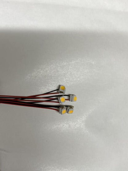 Pre Wired 3528 SMD LED 5V 9V 12V Various Colours For Models Trains Dolls House