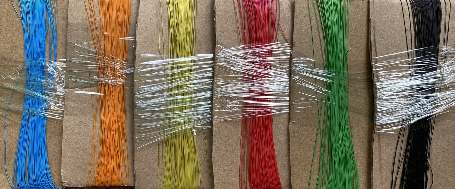 AWG34 Super Fine Single Core 20M PTFE Silver Plated Copper Wire UL1423 High