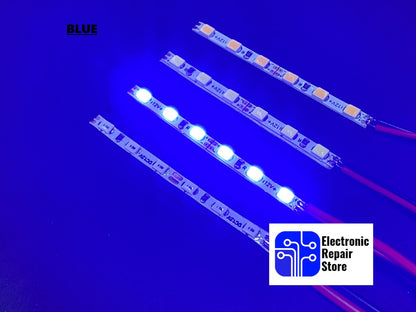 Miniature 12v 3mm LED Strip Thin For Models Railways Colours Warm Cool White UK