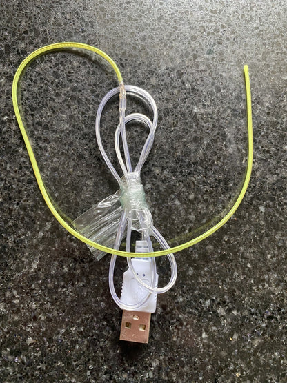 USB Flexible LED Filament Light 5V | 13cm 30cm Noodle Glow | Cosplay Model DIY UK