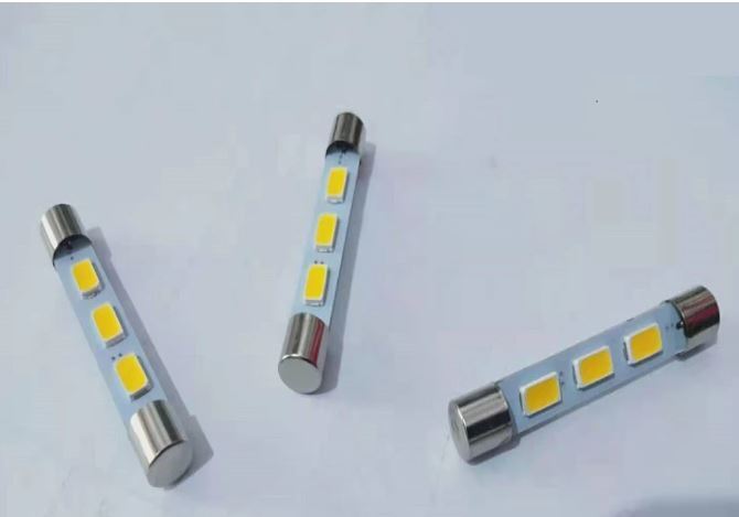 LED 41mm Warm White replacement for fuse bulb Pioneer Fisher McIntosh etc Hifi