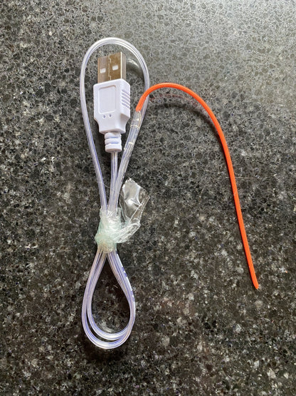 USB Flexible LED Filament Light 5V | 13cm 30cm Noodle Glow | Cosplay Model DIY UK