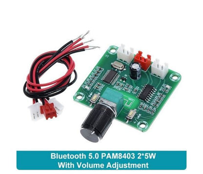 SALE Super Mini Bluetooth Amplifier 2x3W with cables 5v low power requirements