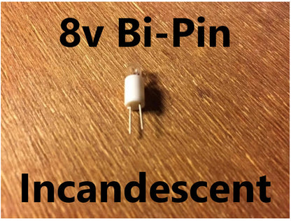 8V 40ma Bi Pin Dual Pin Incandescent Bulb Hifi Marantz Sansui Kenwood Sony