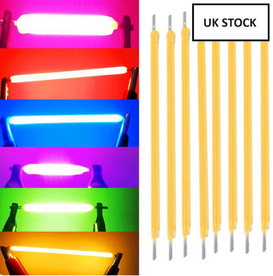 2 x 3V 12V LED Rigid Filament 68mm 54mm 38mm 29mm 19mm Edison Bulb COB Lamp