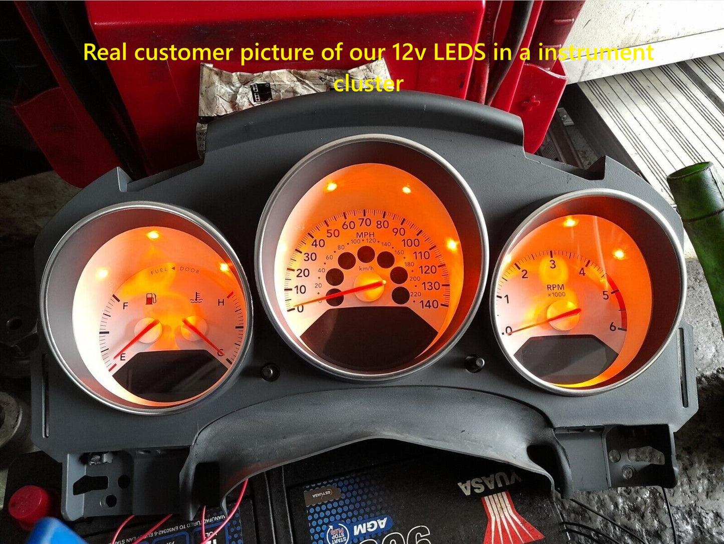 12V 3mm 5mm super bright clear lens LED with built in resistor for models trains