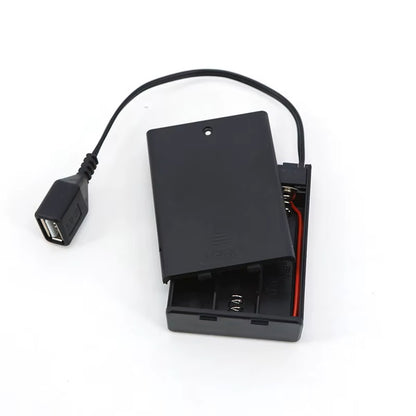 USB Battery Box 3 X AAA 4.5V with on off switch easy to use