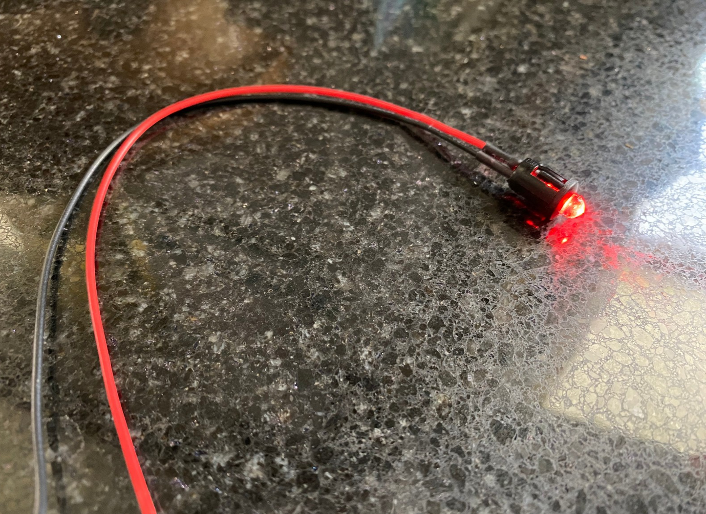 12V Flashing Fake Alarm LED + Bezel | Dummy Security Light Car Van Shed Caravan