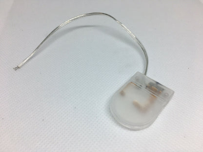 2 Pack Black White Clear Single 3v 2 Double 6v CR2032 Battery Holders wired
