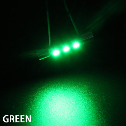 Diffused Opaque 6V 8V 12v Festoon LED Fuse Lamp Bulb Warm Cool White Blue Red Green Hifi