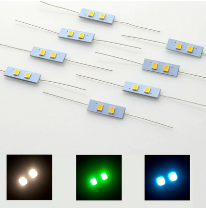 6v 8V Axial VU Meter Lamp Bulb Light LED replacement for HiFi repair Colours