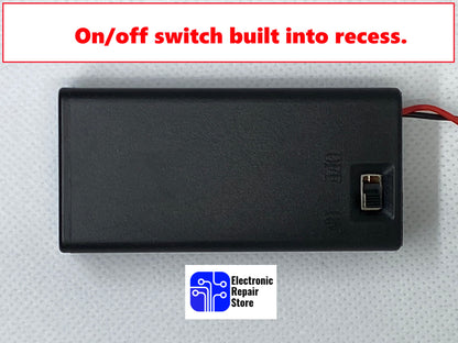 Flashing 9V Dummy Red LED Security Light Alarm Car Bell Box Battery with holder