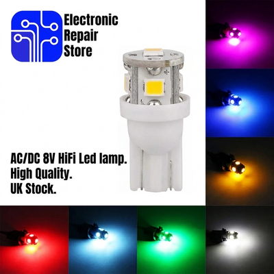 AC8V T10 Wedge LED Lamps for Pioneer SX Sansui Akai Vintage Receivers
