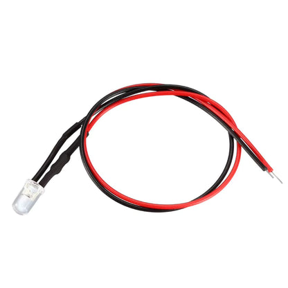 Pre-Wired 3mm 5mm LED Lights Works With DC 3V to 6V Multiple Colours