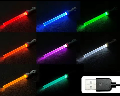 V2 USB led building block figure lightsaber for star wars mini figures
