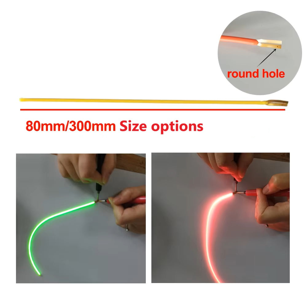 LED Filament Flexible DC 3V 80mm 300mm for models railways cosplay