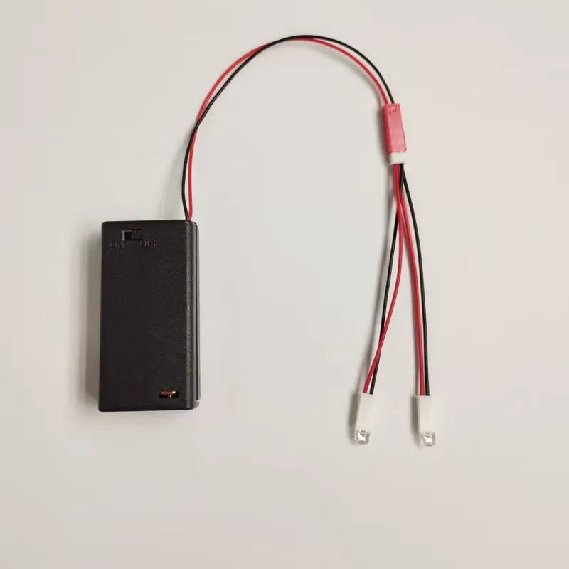 No solder easy wire battery led kit 2 to 6 leds options cosplay railways models