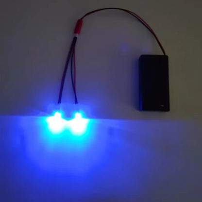 No solder easy wire battery led kit 2 to 6 leds options cosplay railways models