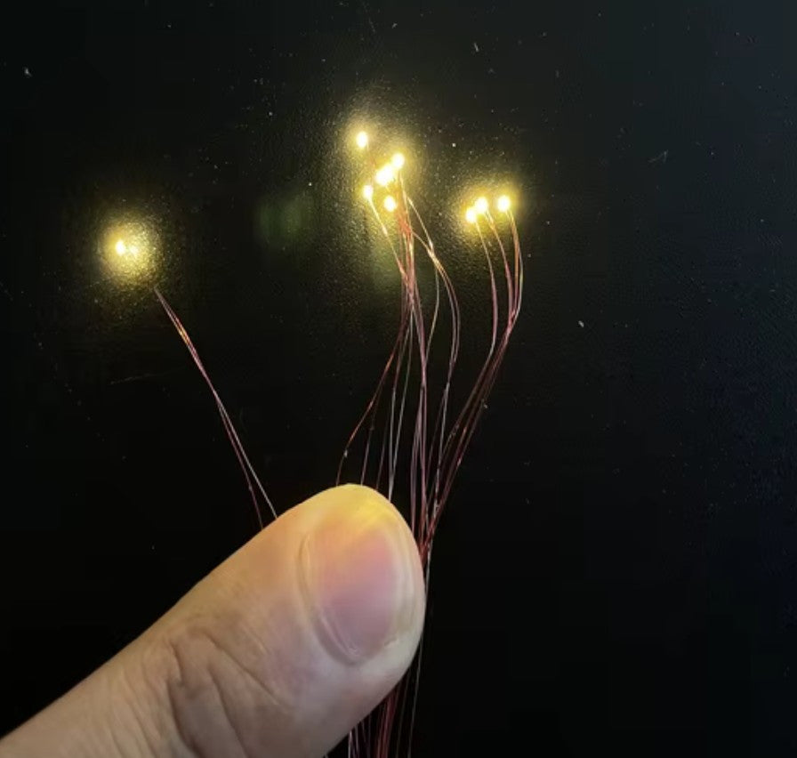 0201 Ultra small smallest hobby DIY led best quality version 10 Pack 3V